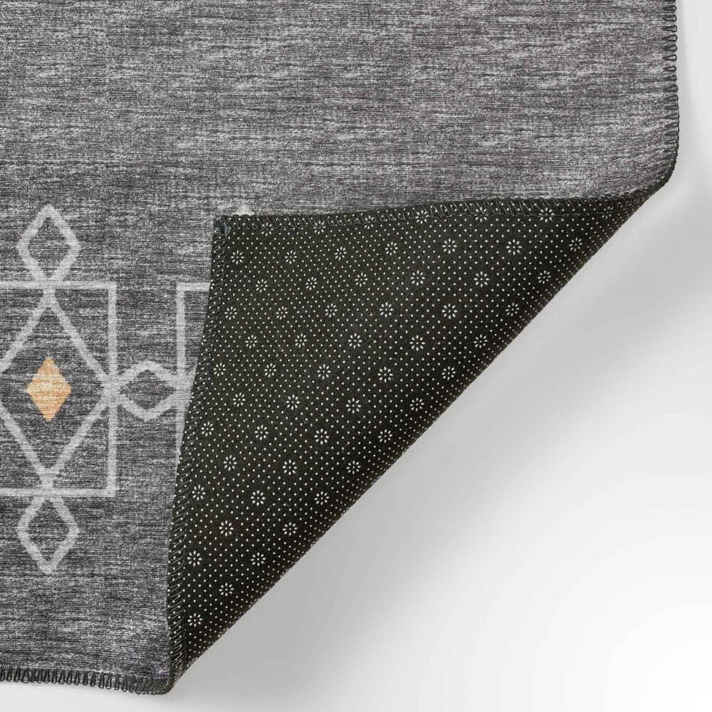 Dalyn Rug Company Sedona Southwestern 2&#39;3&quot; x 12&#39; Charcoal Indoor/Outdoor Performance Runner, , large