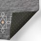 Dalyn Rug Company Sedona Southwestern 2"3" x 12" Charcoal Indoor/Outdoor Performance Runner, , large