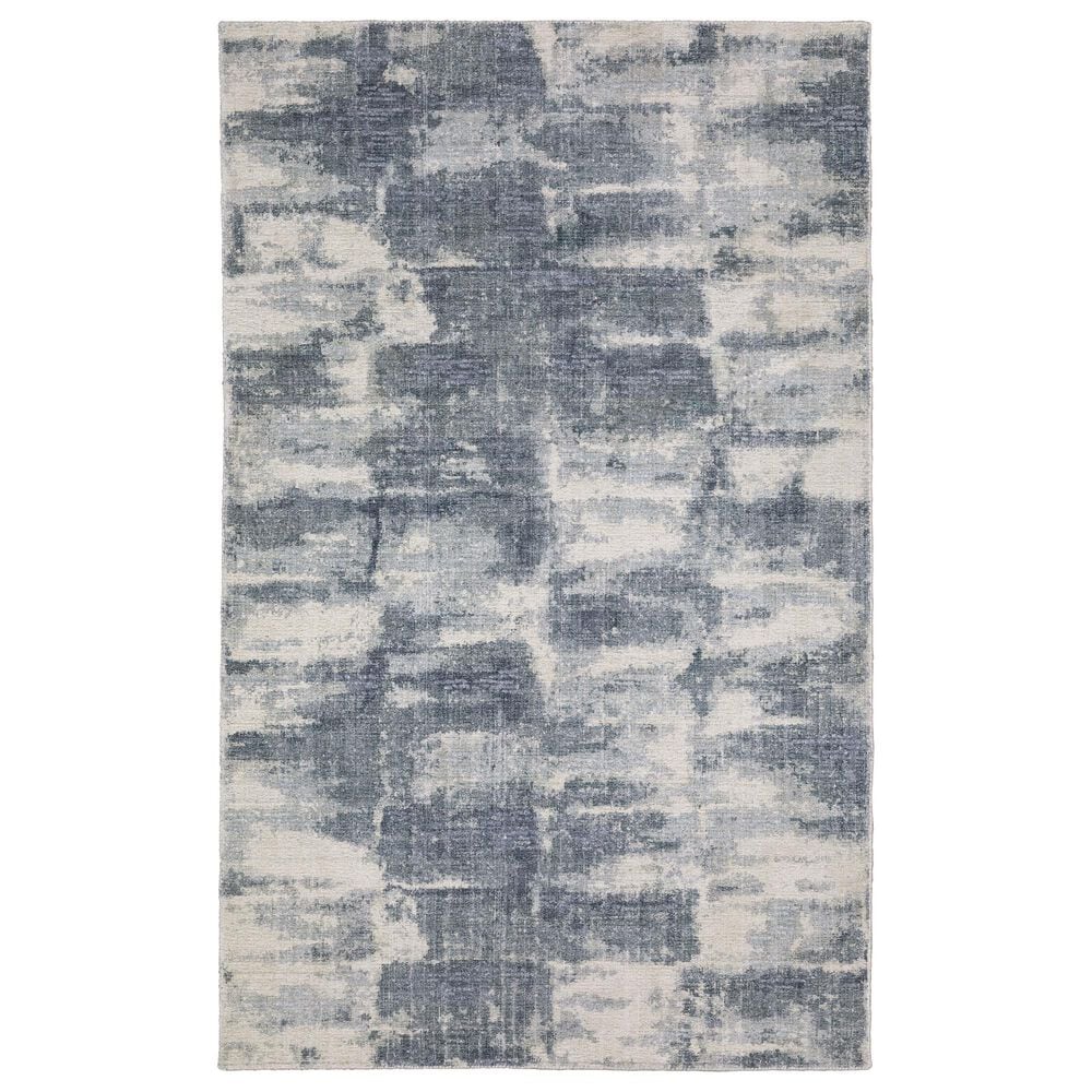 Oriental Weavers Clarke CLA07 Blue and Ivory 2"6" x 10"Runner, , large