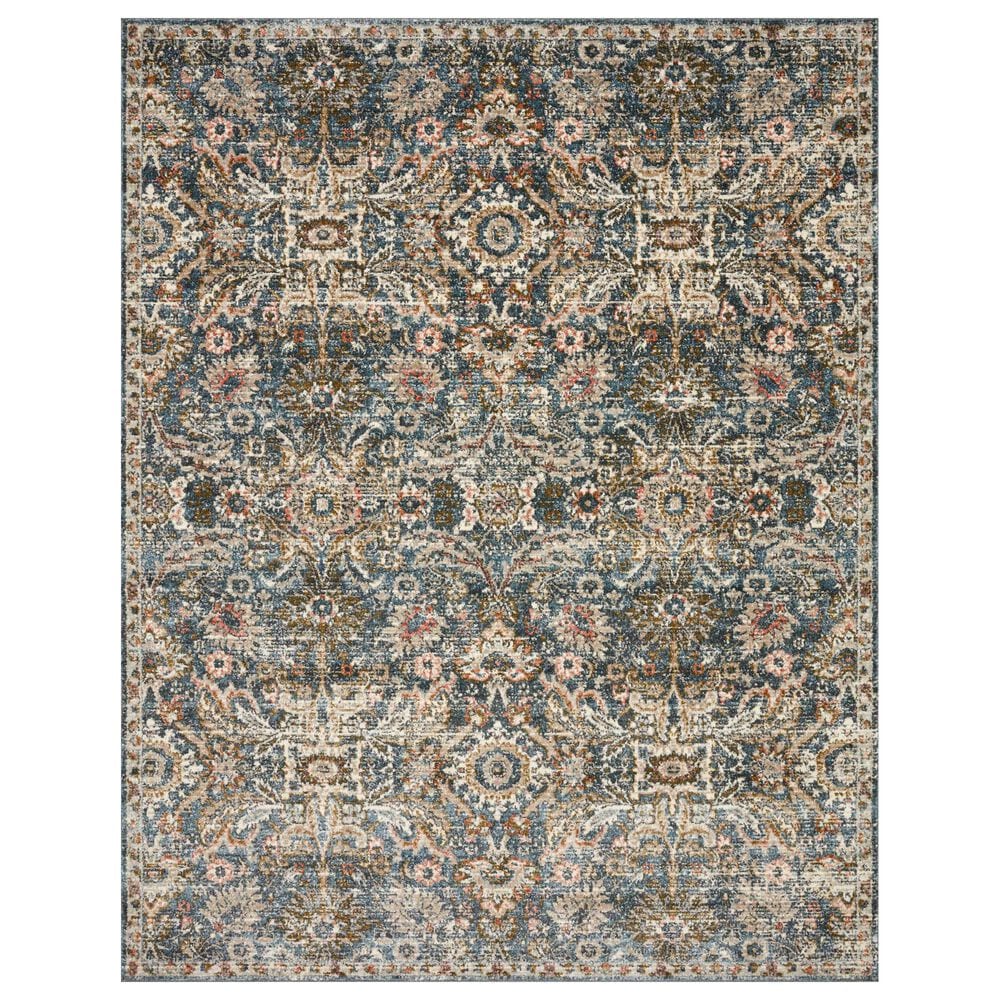 Loloi II Saban SAB-04 11"6" x 15" Blue and Sand Area Rug, , large