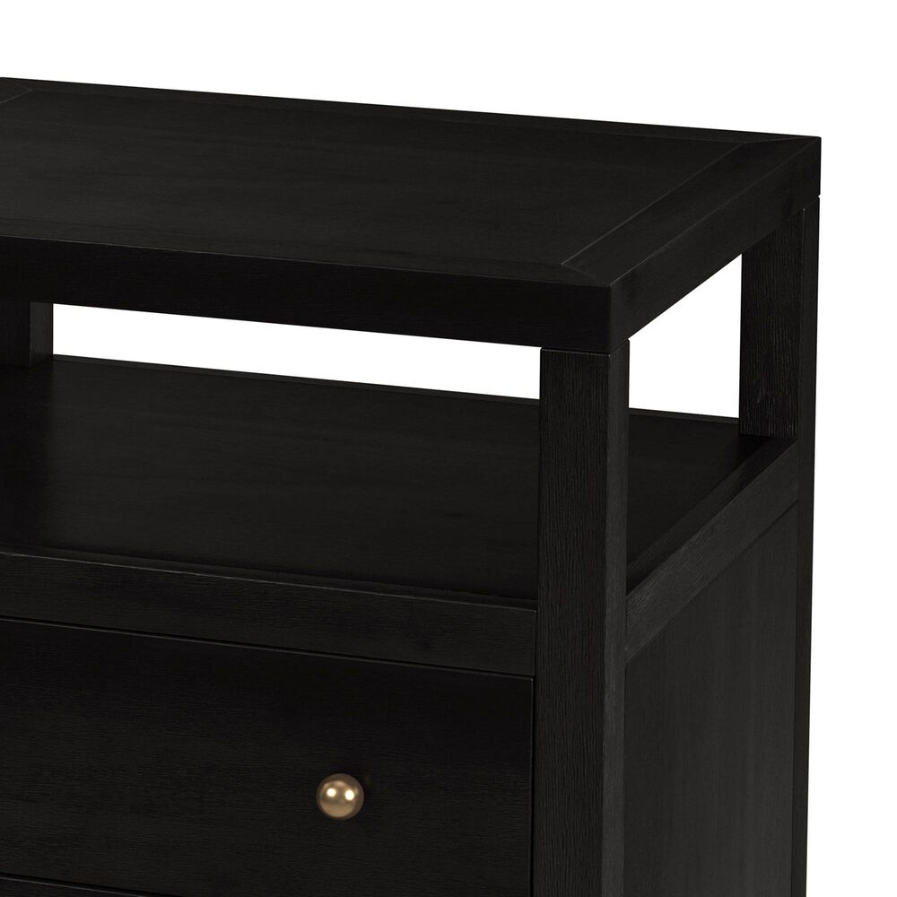 Butler Specialty Company Nora 2 Drawer Nightstand with Open Shelf in Coffee Brown, , large
