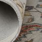 Feizy Fallon Gray and Multicolor 4" x 6" Area Rug, , large