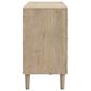 Ashley Cielden 6-Drawer Dresser and Mirror in Tan, , large