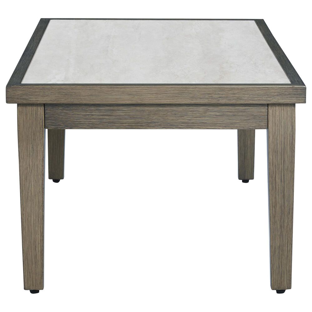 Ashley Rainier 4-Piece Patio Conversation Set in Beige, , large