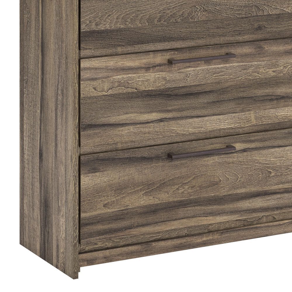 Ashley Elbrim 6-Drawer Dresser in Weathered Brown, , large