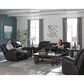 Catnapper Transformer II Leather Rocking Reclining Manual Loveseat in Chocolate, , large