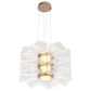 Golden Lighting Vetrina 3-Light Pendant in Light Gold, , large