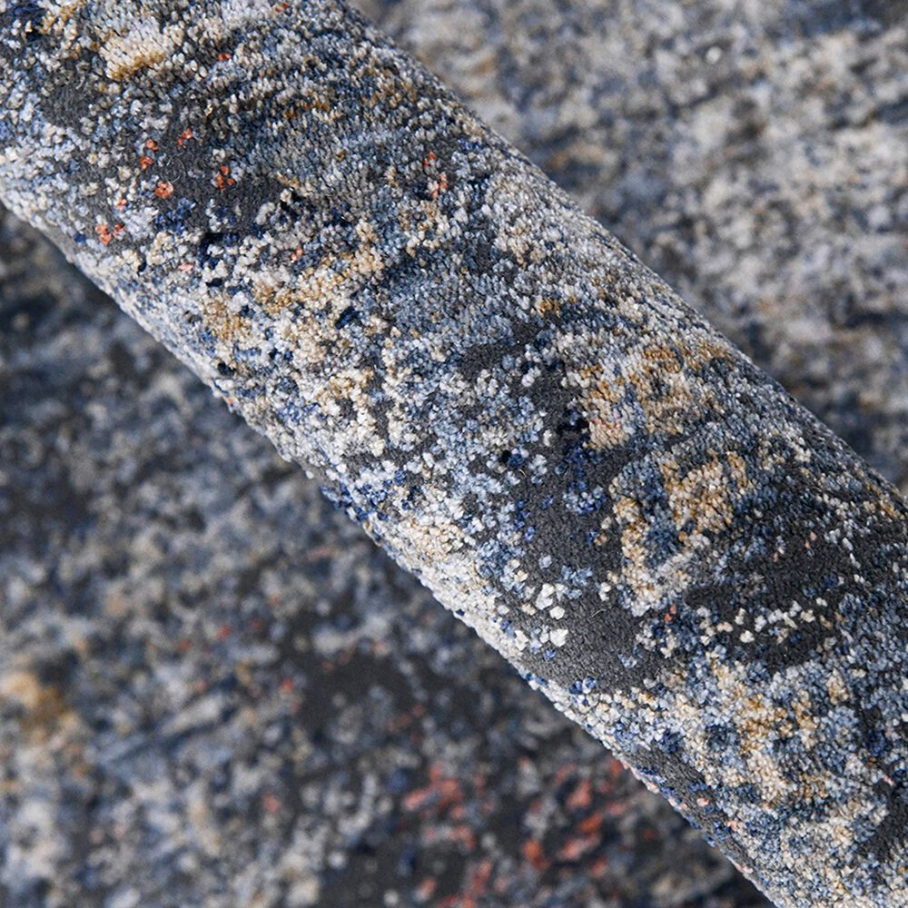 Amer Rugs Vermont VRM-2 2&#39; x 3&#39; Gray and Orange Area Rug, , large