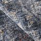 Amer Rugs Vermont VRM-2 2" x 3" Gray and Orange Area Rug, , large