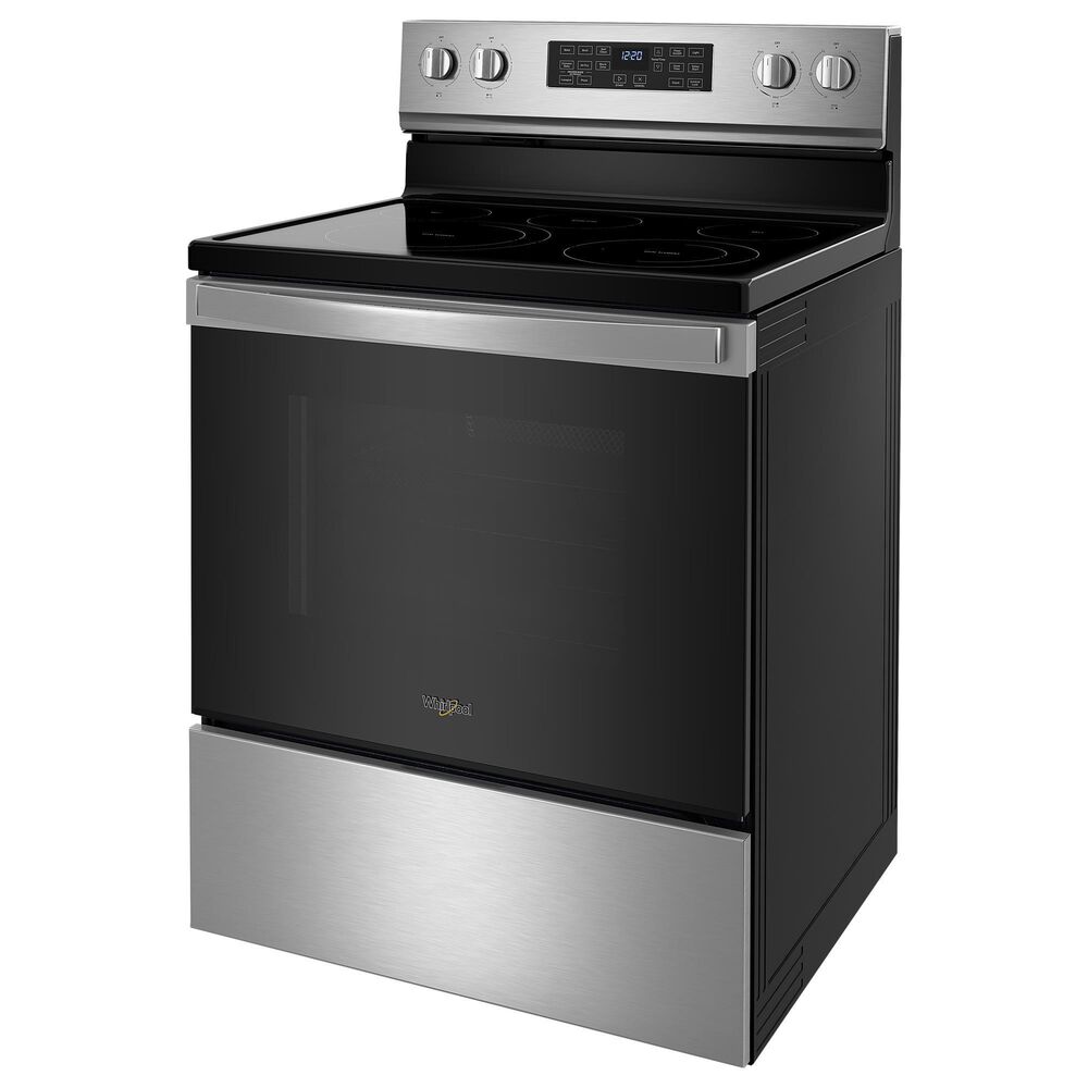 Whirlpool 5.3 Cu. Ft. Electric Range 5-in-1 Air Fry Oven in Fingerprint Resistant Stainless Steel, , large