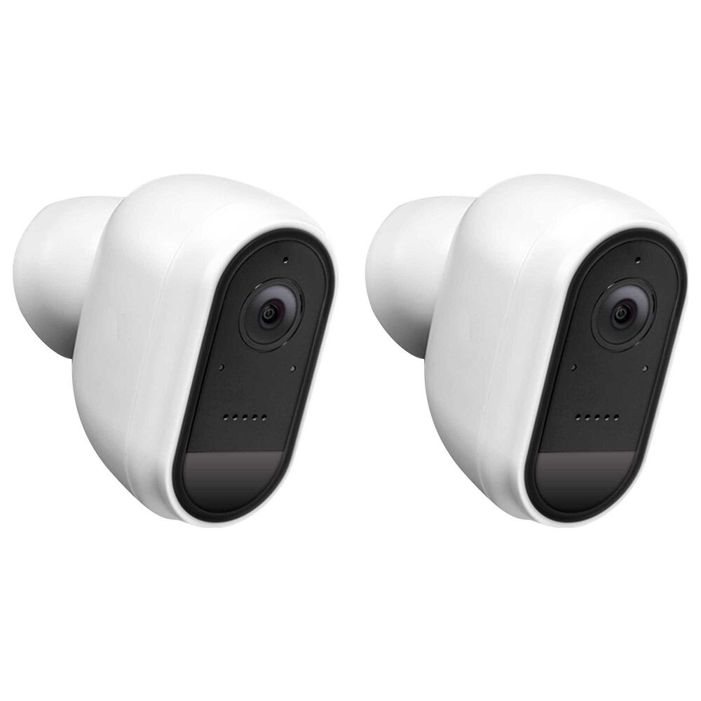 Swann 2-Pack 1080p Wire-Free Indoor/Outdoor Security Camera in White, , large