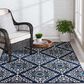 Central Oriental Trisha Yearwood Renew Centerville 7"10" x 9"10" Snow and Sapphire Area Rug, , large