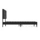 Glideaway Kaya Queen Upholstered Platform Panel Bed in  Charcoal Grey, , large