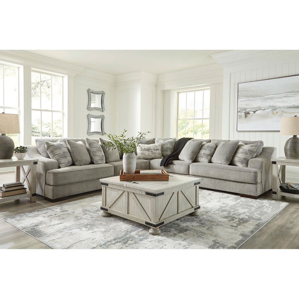 Ashley Bayless 3- Piece Sectional in Bayless Smoke, , large
