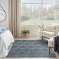 Nourison Versatile 5" x 7" Navy Blue Indoor/Outdoor Area Rug, , large