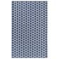 Nourison Twist Reversible 5" x 7" Navy Indoor/Outdoor Area Rug, , large