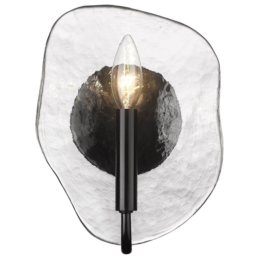 Golden Lighting Samara 1-Light Wall Sconce in Matte Black, , large