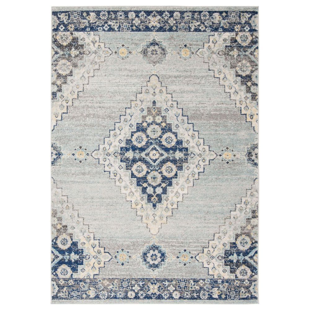 Safavieh Madison MAD615F 5"1" x 7"6" Grey and Cream Area Rug, , large