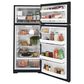 GE Appliances 17.5 Cu. Ft. Top-Freezer Refrigerator with Icemaker in Black, , large