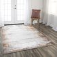 RIZZY Westchester  5"3" x 7"6" Ivory and Multicolor Area Rug, , large