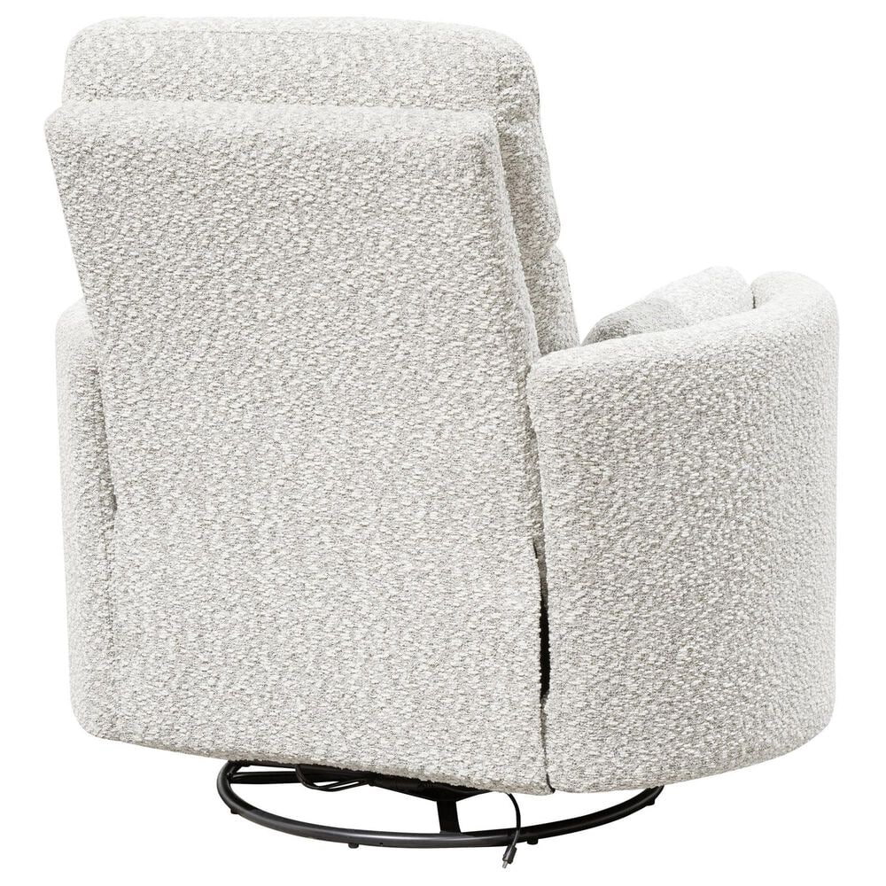 Simeon Collection Power Swivel Glide Recliner in Tatum River Rock, , large