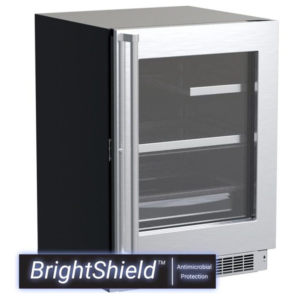 Marvel 5.5 Cu. Ft. Built-In Refrigerator with Bright Shield in Stainless Steel, , large