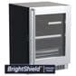 Marvel 5.5 Cu. Ft. Built-In Refrigerator with Bright Shield in Stainless Steel, , large