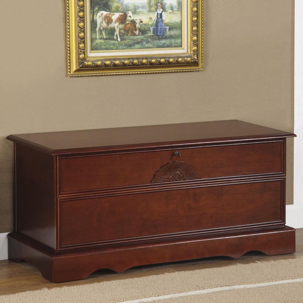Pacific Landing Cedar Chest in Warm Cherry, , large