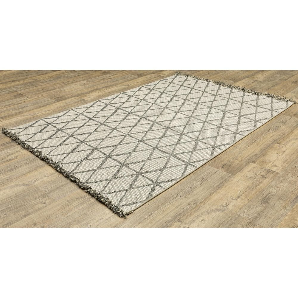 Oriental Weavers Gillian 1331V 5&#39;3&quot; x 7&#39;3&quot; Beige Area Rug, , large
