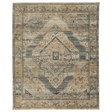 Karastan Echo Gamin 10" x 14" Grey Area Rug, , large
