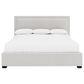 Bernhardt Morgan King Upholstered Panel Bed in Cream, , large
