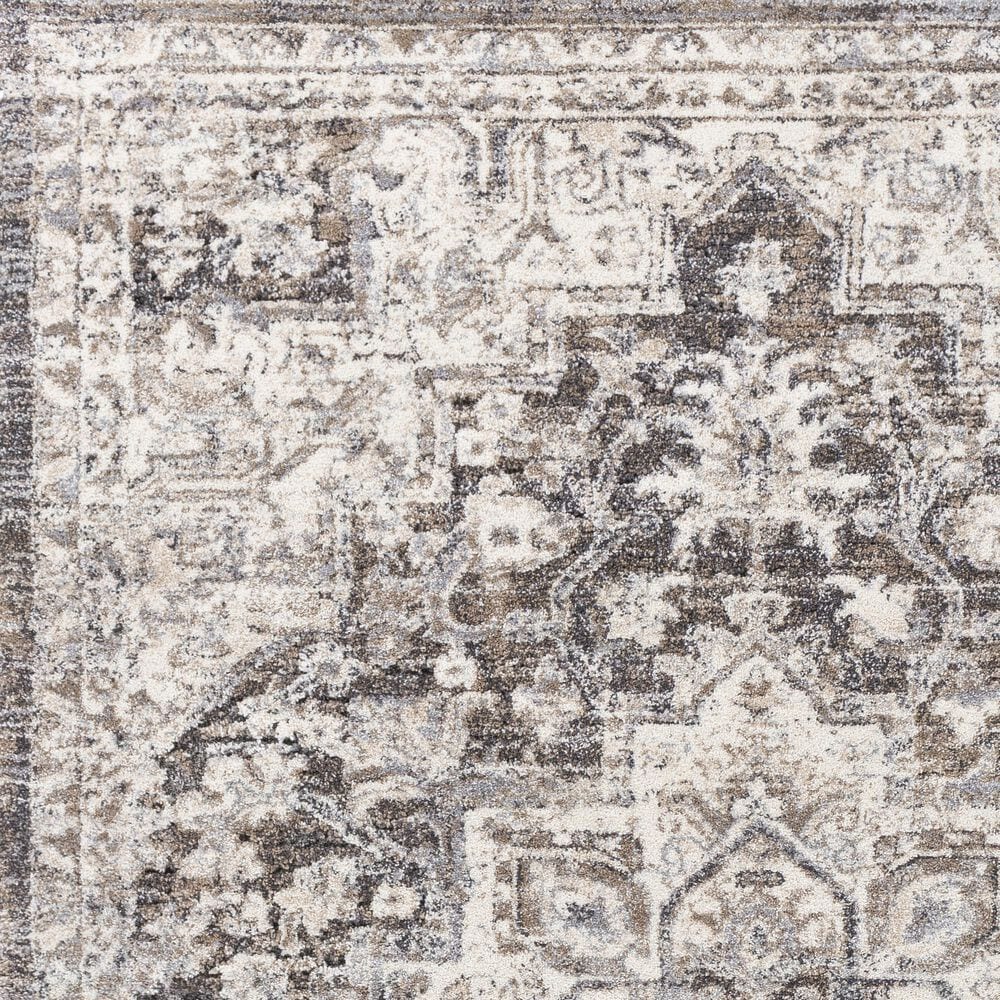 Surya Tuscany 4&#39;3&quot; x 5&#39;7&quot; Camel, Gray and Beige Area Rug, , large