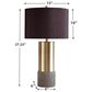 Signature Design by Ashley Jacek 2-Piece Table Lamp Set in Gray/Brass, , large