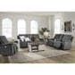 Ashley Barnsana Power Reclining Loveseat in Gravel, , large