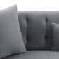 Blue River Melange Sofa in Gray Velvet, , large
