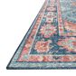 Loloi II Skye SKY-03 7"6" x 9"6" Turquoise and Terracotta Area Rug, , large