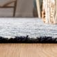 Safavieh Micro-Loop 2"3" x 7" Dark Blue and Ivory Runner, , large
