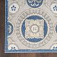 Nourison Aloha ALH30 5"3" x 7"5" Blue and Grey Indoor/Outdoor Area Rug, , large