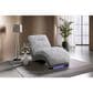 Global Furniture USA Dominic Chaise Lounger with USB in Nickel and Grey, , large