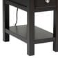Ashley Drazmine Chairside End Table in Brown and Dark Chocolate, , large