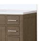 Lexora Home Abbey 48" Single Bathroom Vanity in White Oak with 2 cm White Cultured Marble Top, Rectangular Sink and 43" Mirror, , large