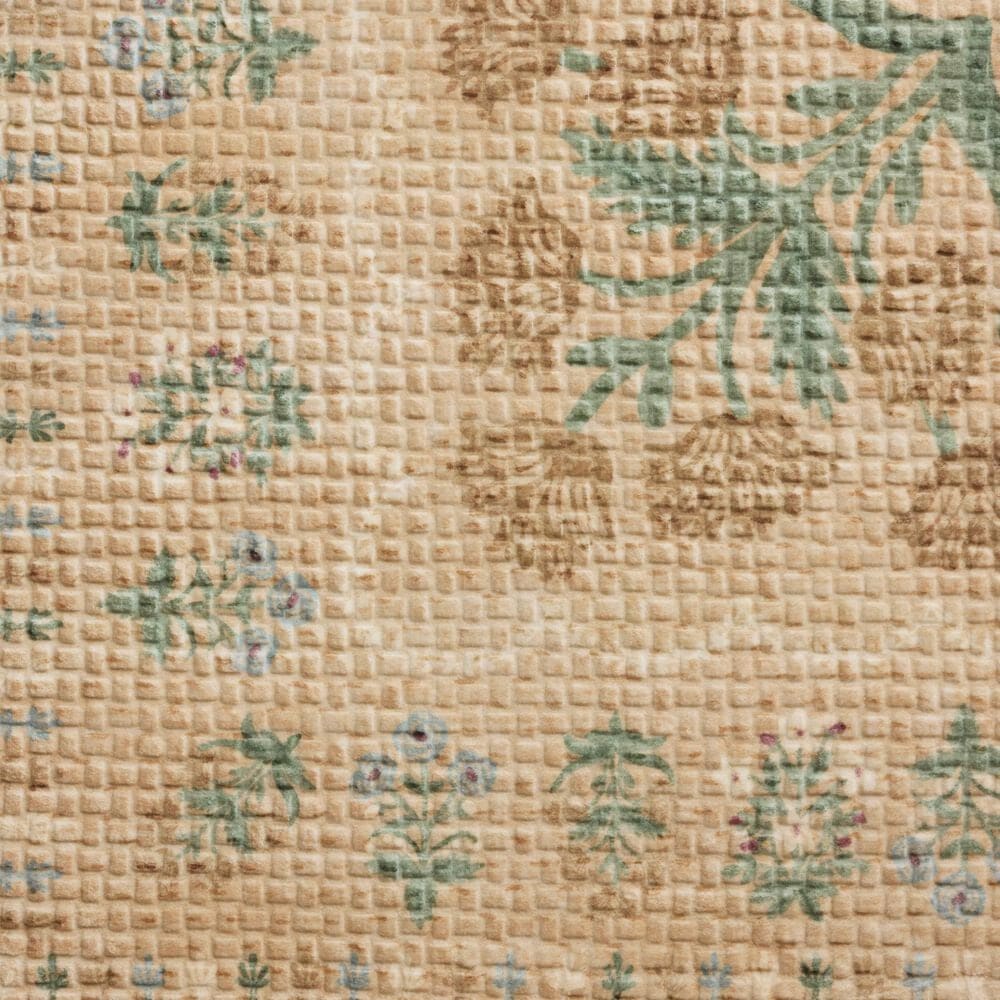Rifle Paper Co. x Loloi Orchard Sand and Multicolor 2' x 5' Runner, , large