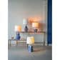A&B Home Flower Bird Table Lamp in Blue and White, , large