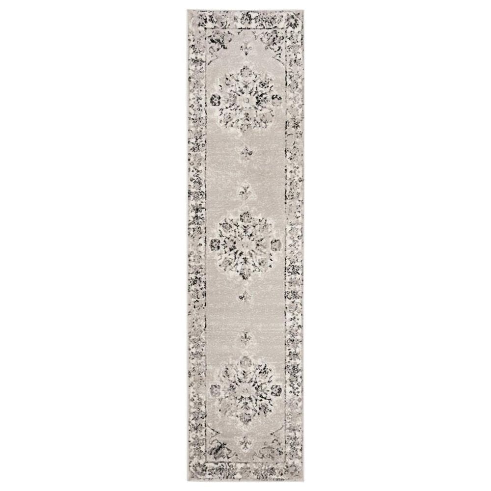 Safavieh Skyler SKY169K 2" x 8" Gray and Ivory Scatter Rug, , large