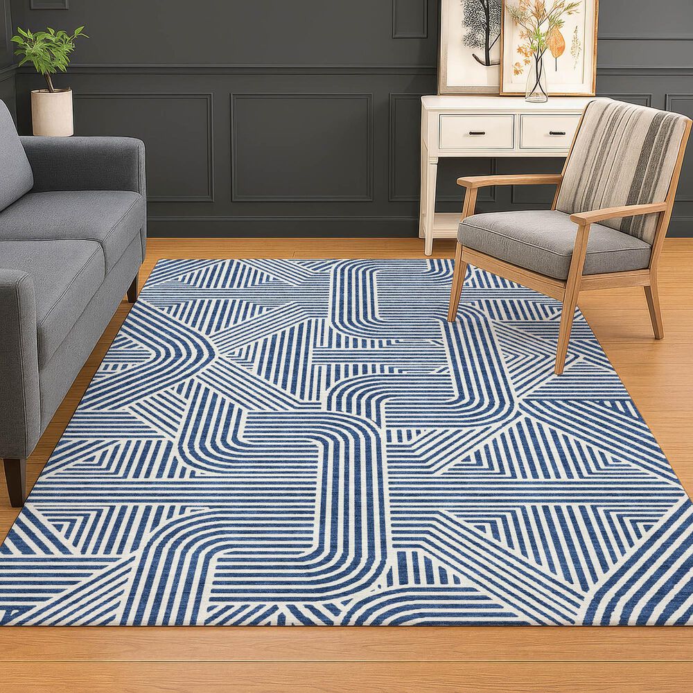 Dalyn Rug Company The Reserve TR14 Navy 9&#39; x 12&#39; Indoor/Outdoor Area Rug, , large