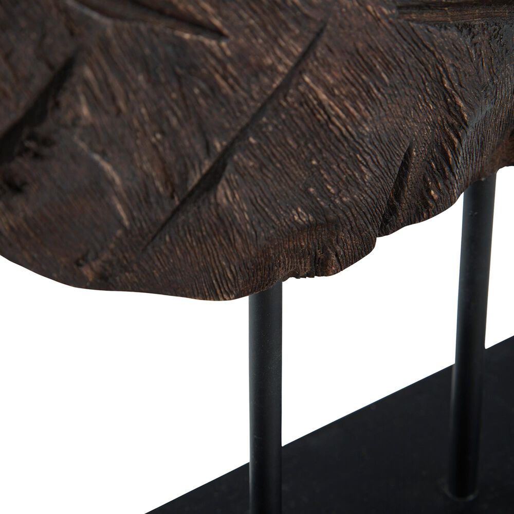 Ashley Dashburn Sculpture in Antiqued Brown and Black, , large