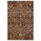 Dalyn Rug Company Silk Road Paprika, Copper, Gold, Sage, Navy and Beige 3" x 5" Area Rug, , large