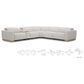 Interlochen 6-Piece Leather Reclining Sectional with Power Headrests, , large