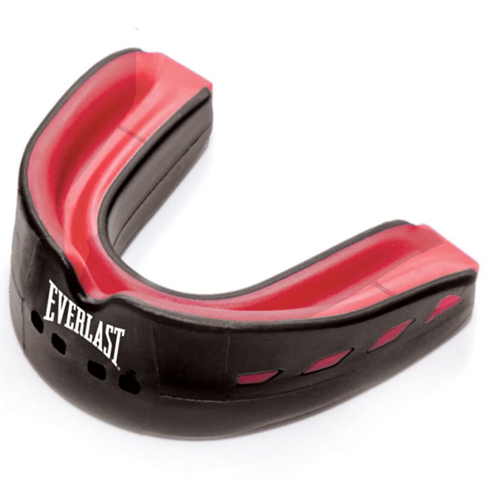Everlast Evershield Double Mouthgaurd in Black and Red, , large