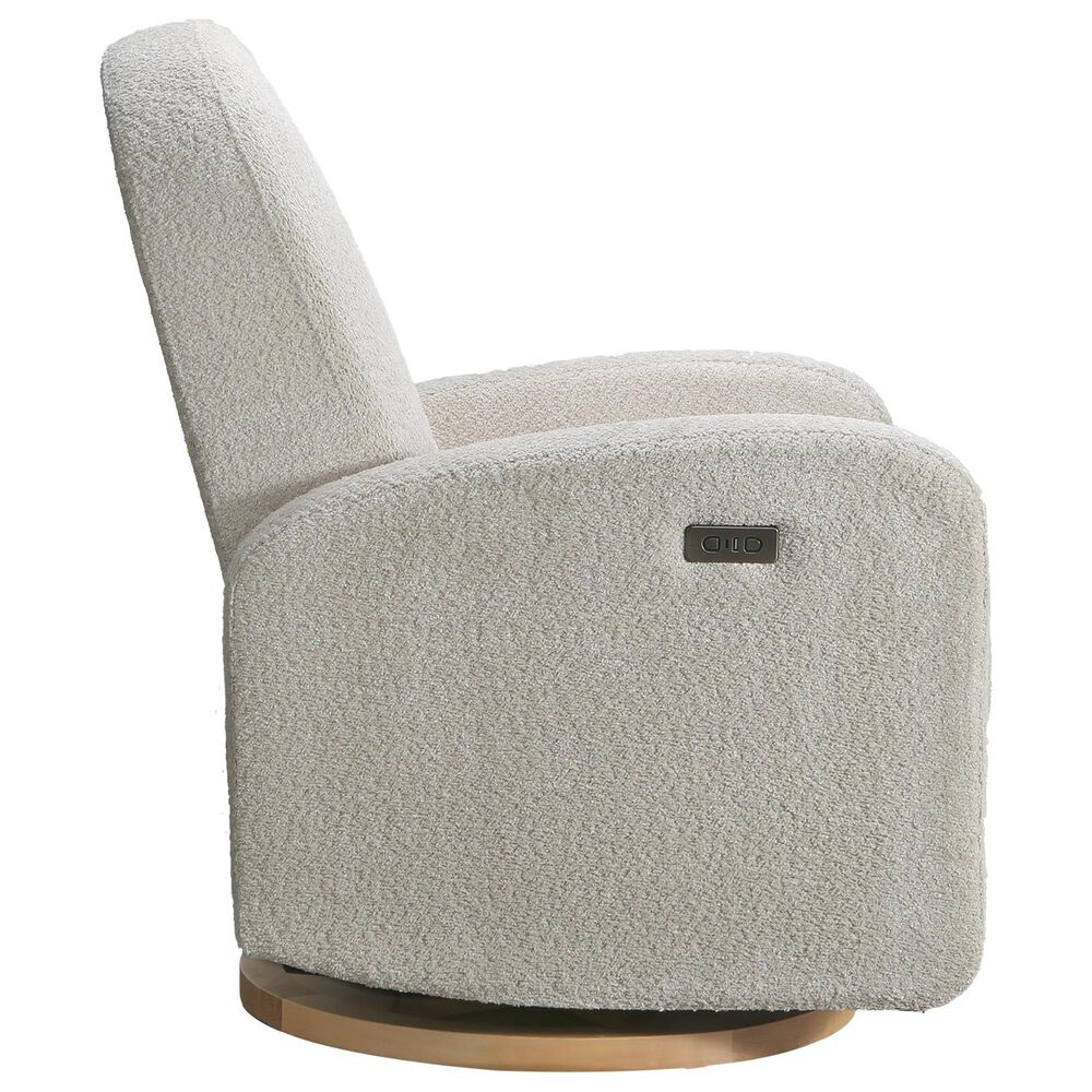 Appleseed Bea Power Swivel Glider Recliner in Greige, , large